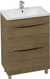 Водолей Мебель для ванной Adel 70 дуб крымский коричневый – фотография-2